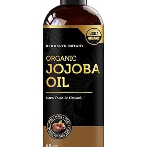USDA Organic Cold-Pressed Jojoba Oil for Skin, Hair and Face