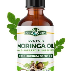 100% Pure Moringa Oil Organic for Face, Hair, Nails and Dry Skin
