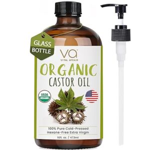 Pure Organic Cold Pressed Castor Oil